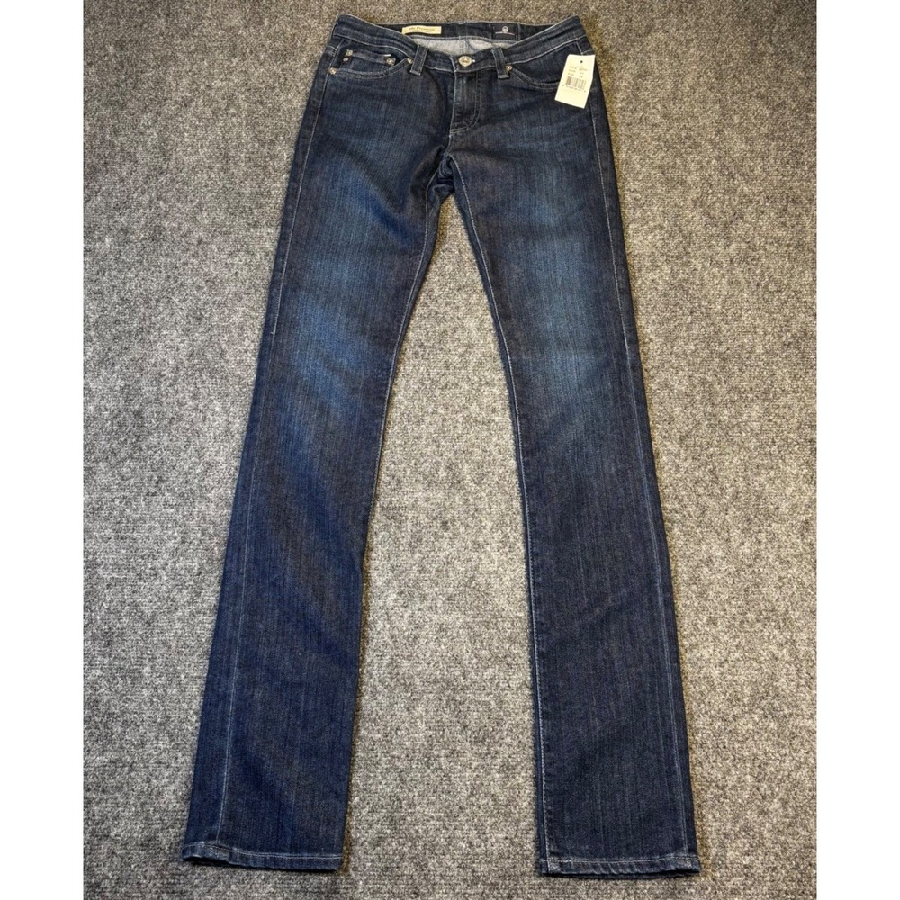 AG Adriano Goldschmied The Premiere Jeans Womens‎ 24 Dark Indigo Skinny Straight